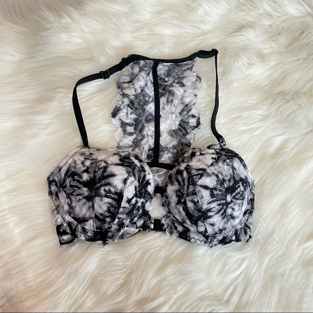 Floral Racer Back Bra